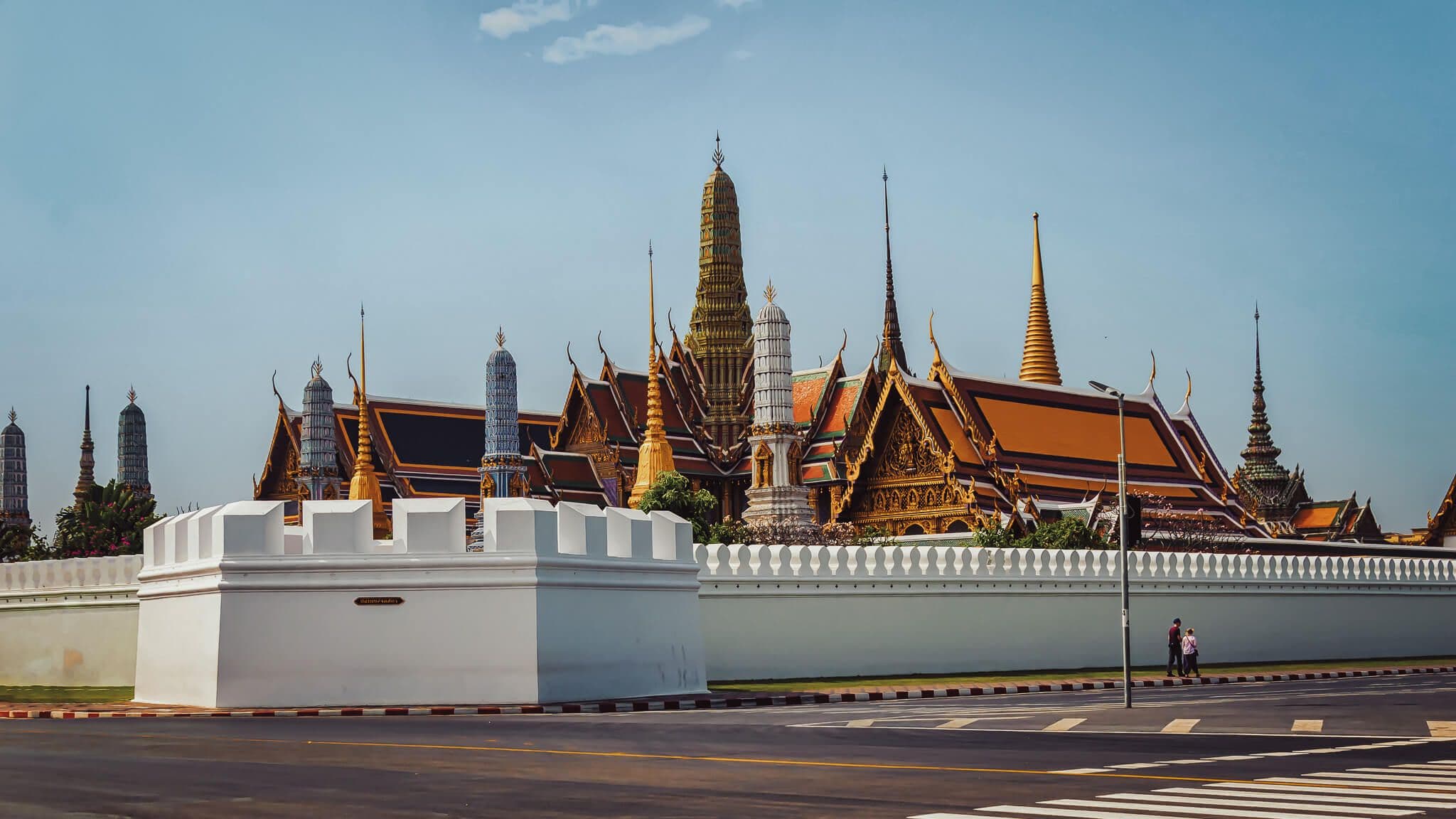 The Grand Palace at sunset