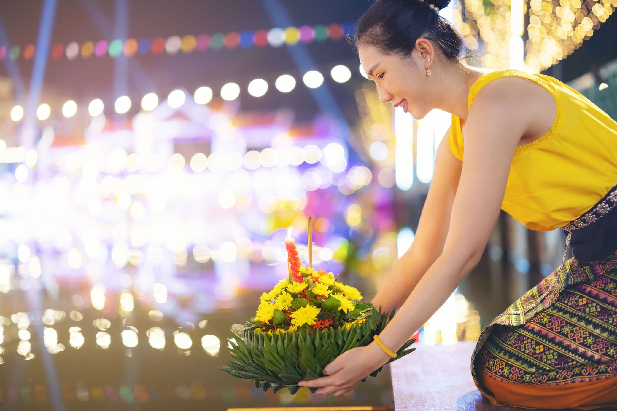 Loy Krathong festival in Thailand