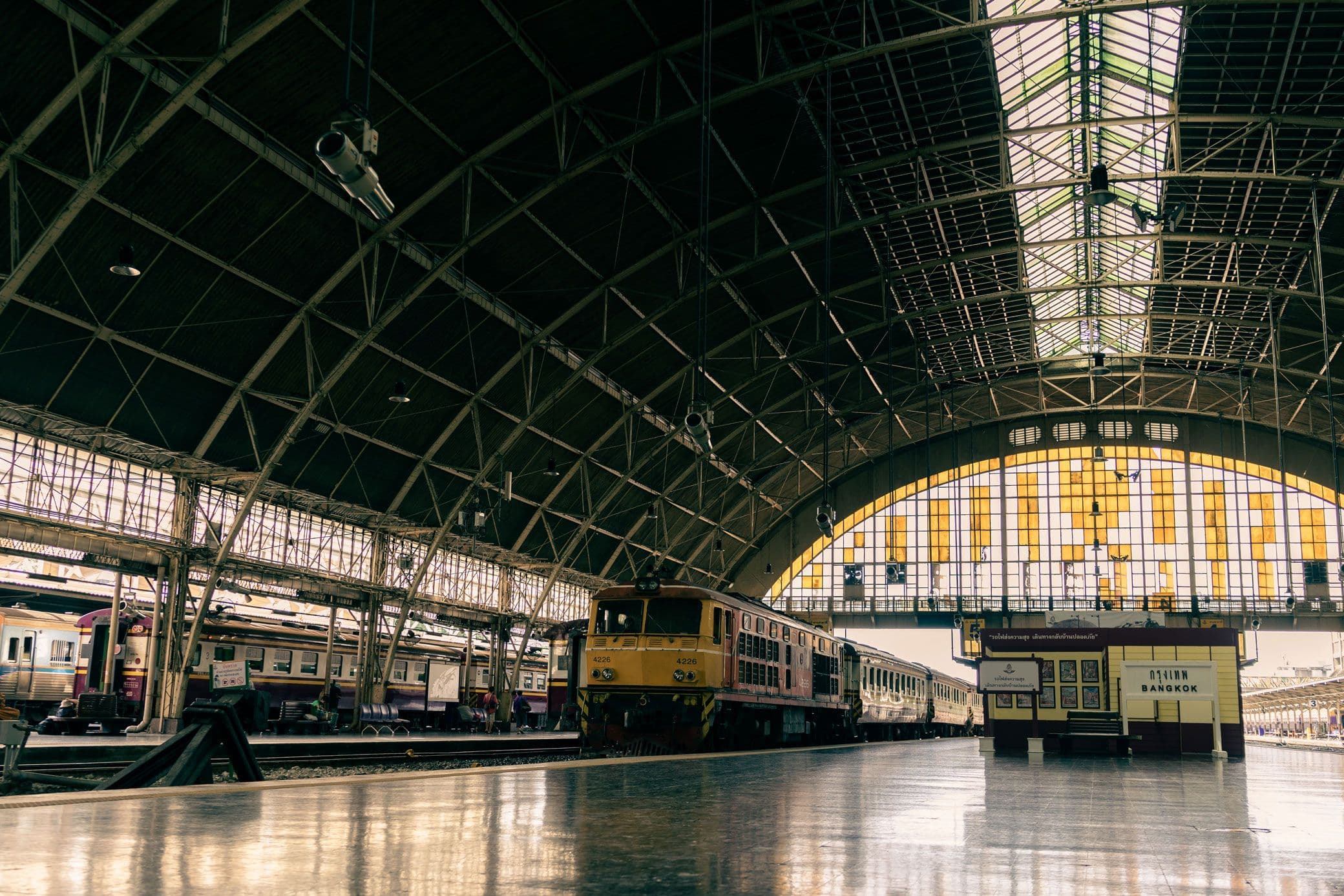Historic Hua Lamphong railway station in Bangkok