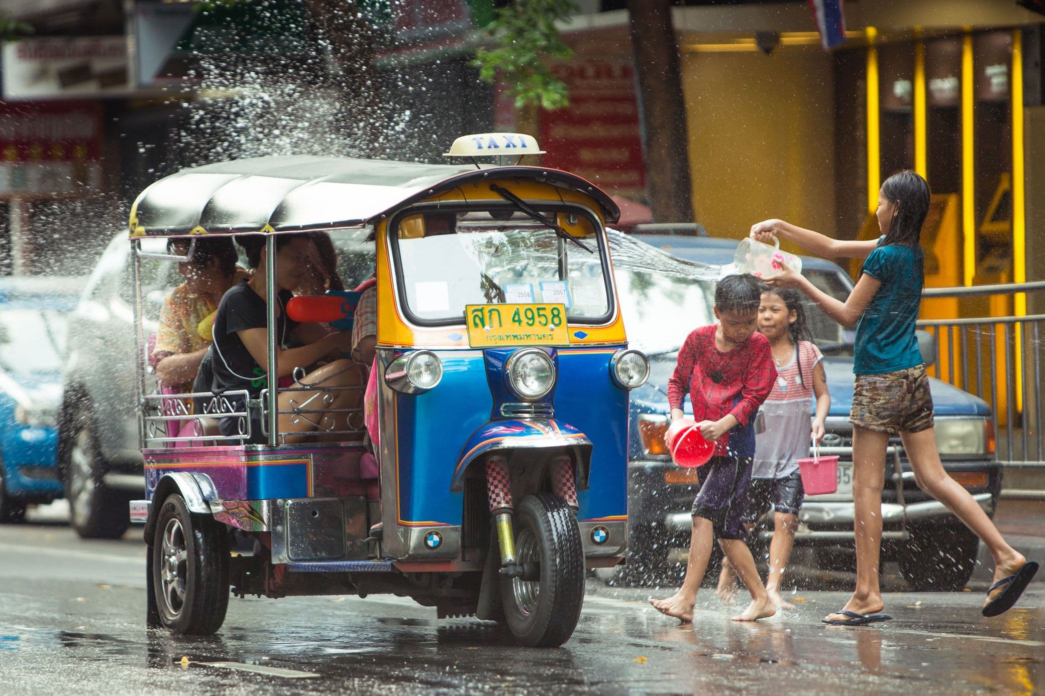 Songkran celebration in Thailand
