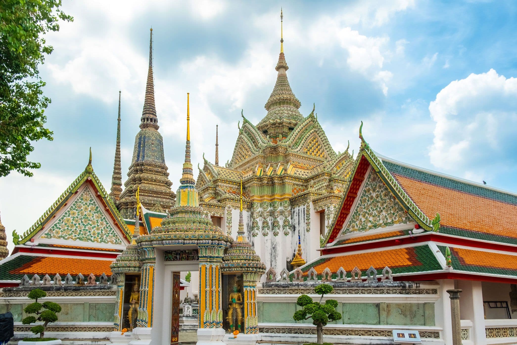The Reclining Buddha inside Wat Pho in Bangkok